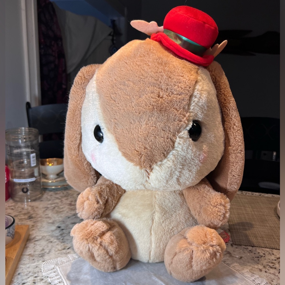 Toreba japan loppy eared bunny rabbit jumbo plush like new!!